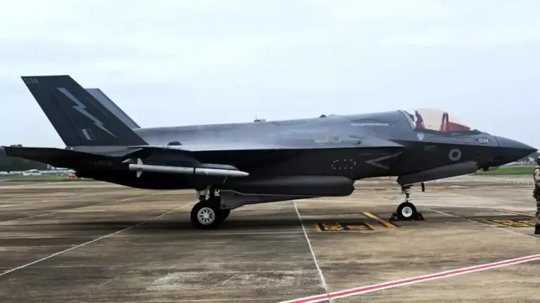 Kerala airport hosts grounded UK F-35 fighter jet