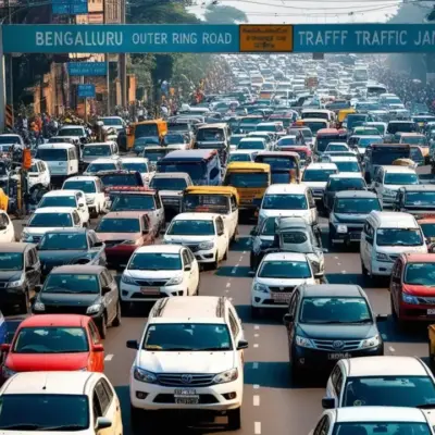 Bengaluru Outer Ring traffic rerouted due to rain, heavy jams