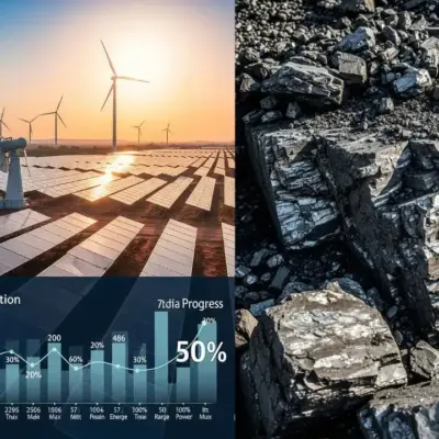 India Nears Half NonFossil Power Capacity