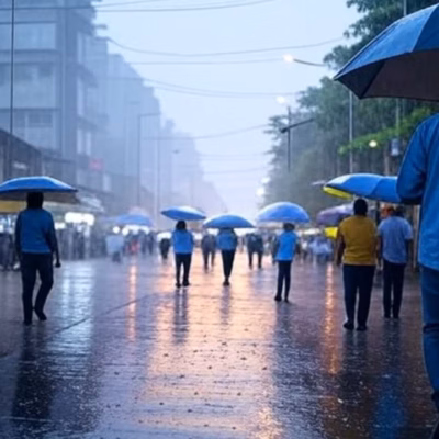Mumbai Braces for Heavy Rain Under Orange Alert