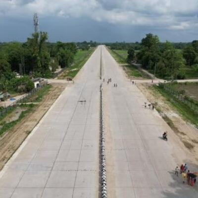 Assam’s First Emergency Airstrip on NH-2 Near Moran Nears Completion