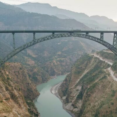 Chenab Bridge Surpasses Eiffel Tower as Tallest Railway Arch