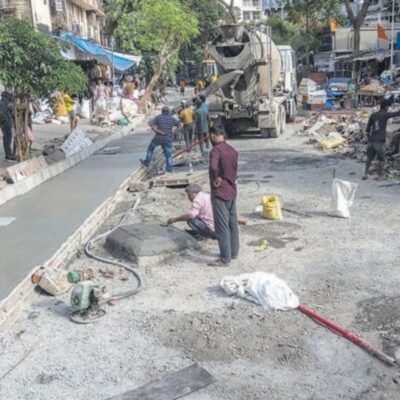 BMC nears midway in road concretisation plan