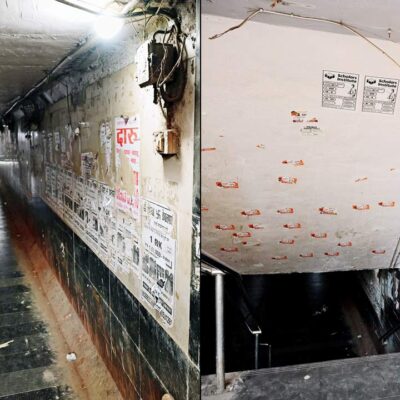 Mumbai Subway Closures Force Pedestrians onto Busy Roads
