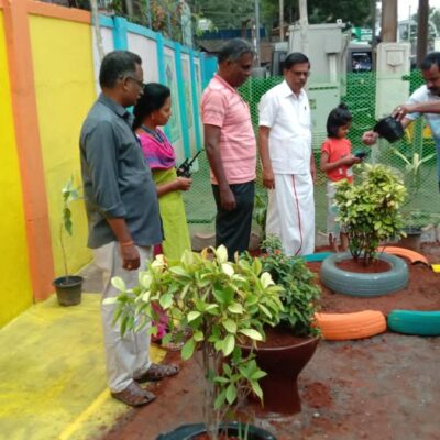 Trichy converts drain banks into vibrant community green space