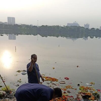 Navi Mumbai Lake Pollution Threatens Urban Ecology