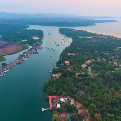 Goa Drone Survey Reveals River Sal Pollution