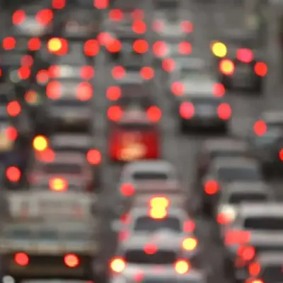 Hyderabad Night Traffic Snarls From Sewer Works