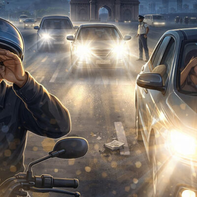 Mumbai Sees Surge In Blinding Headlights Weak Enforcement Persists