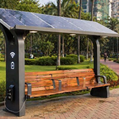 Mumbai Introduces Solar Powered benches with WiFi
