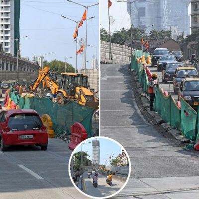 Mumbai Sant Namdev Flyover Work Restores Traffic Flow
