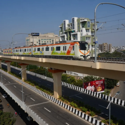 Delhi Builds Double Decker Metro Road Corridor