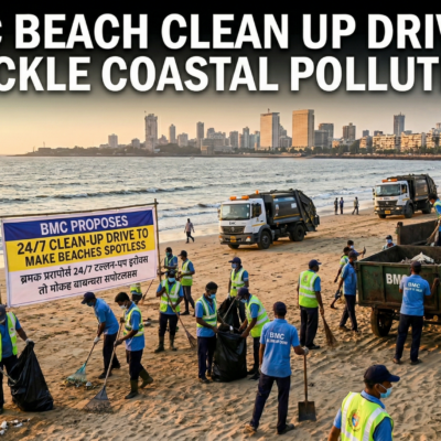 BMC Beach Clean Up Drive To Tackle Coastal Pollution