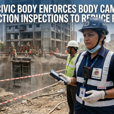 Mumbai Civic Body Enforces Body Cameras For Construction Inspections To Reduce Pollution