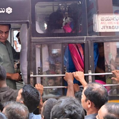 Hyderabad Bus Bhavan Control Clash Escalates Again