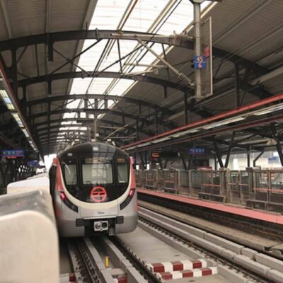 Delhi Pink Line Double Decker Flyover Nears Completion
