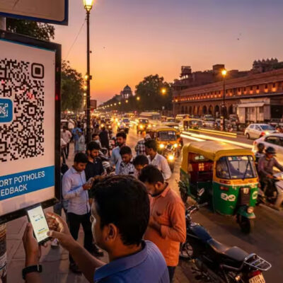 Delhi Introduces QR Code Road Monitoring System