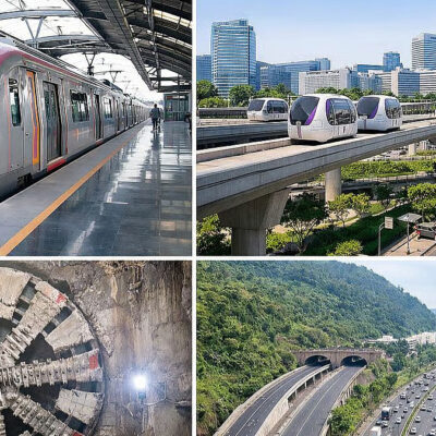 MMRDA To Open Metro Lines Launch Tunnel And Pod Taxi Projects