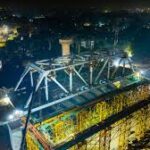 Ahmedabad Bullet Train Work Alters Night Traffic