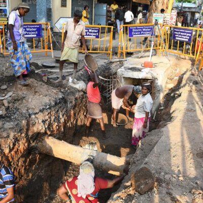 Chennai Drain Project Sparks Public Safety Concerns