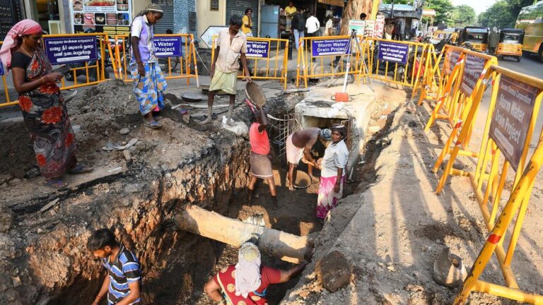 Chennai Drain Project Sparks Public Safety Concerns
