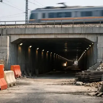 Delhi Bhairon Marg Underpass Nears Completion