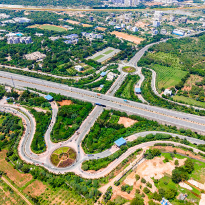 Hyderabad Vijayawada Ring Road Works Near Construction Stage