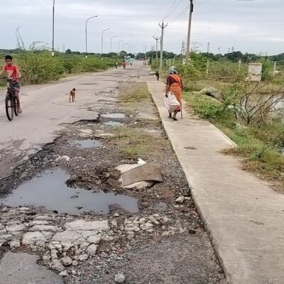 Chennai Manjambakkam Roads Face Infrastructure Neglect