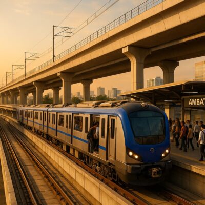 Chennai Metro Expansion Boosts Western Connectivity
