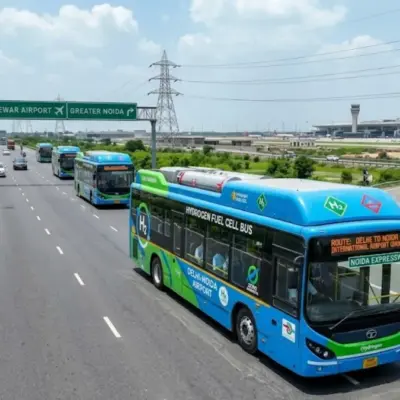 Noida Hydrogen Bus Network Nears Airport Launch