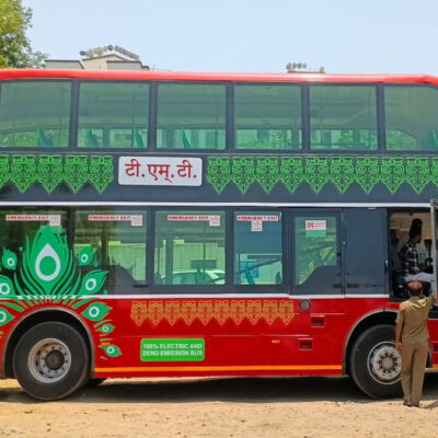 Thane Electric Double Decker Bus Begins Service