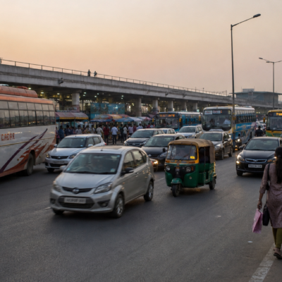 Delhi Raksha Bandhan traffic