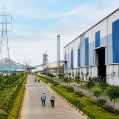 Industrial manufacturing facility site in Harohalli near Bengaluru representing the proposed Wipro Kawasaki plant