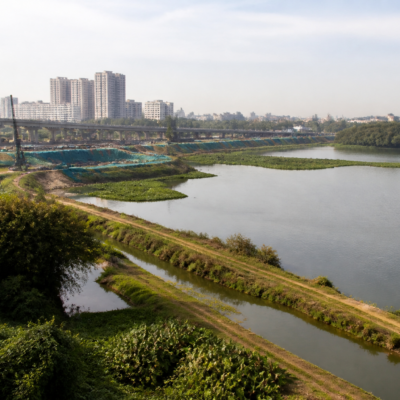 Hebbal Lake in Bengaluru, the site of a proposed tunnel being reviewed by the Karnataka High Court over possible effects on water inflow and outflow
