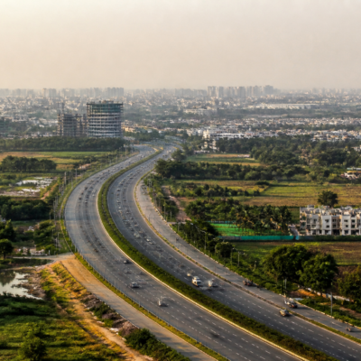 BMIC compensation sites and infrastructure corridor near Bengaluru