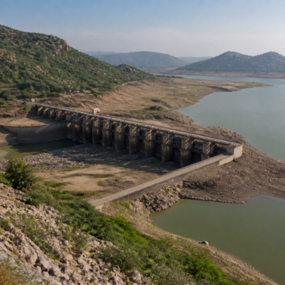 Reservoir water storage infrastructure in Karnataka linked to the Cauvery water release dispute