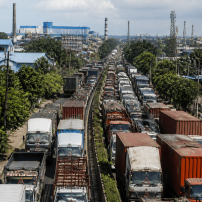 Industrial road and factory buildings in Chakan, where MIDC will open a regional office