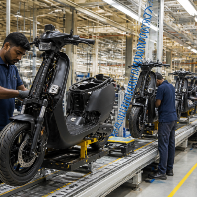 VinFast electric two-wheelers planned for local assembly at the company's Thoothukudi facility in Tamil Nadu