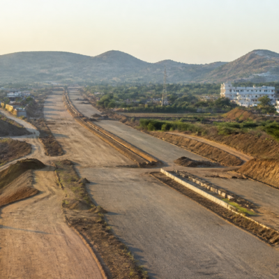 Planned Mumbai-Pune third expressway corridor near Pagote and Chowk in Maharashtra