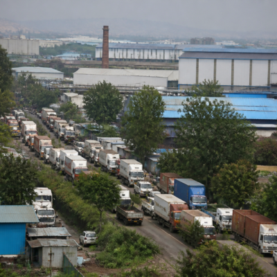 Industrial road and factory facilities in the Chakan MIDC area near Pune, representing the new Chakan MIDC regional office initiative
