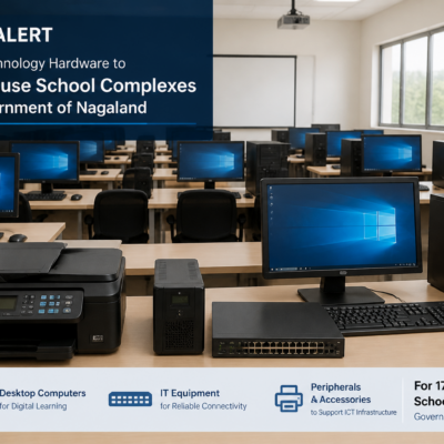 Computer lab with IT equipment representing supply tender for Nagaland Lighthouse School Complexes