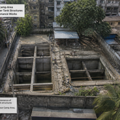 Underground water tank repair works in Matunga labour camp, Mumbai, featured in Government of Maharashtra tender alert