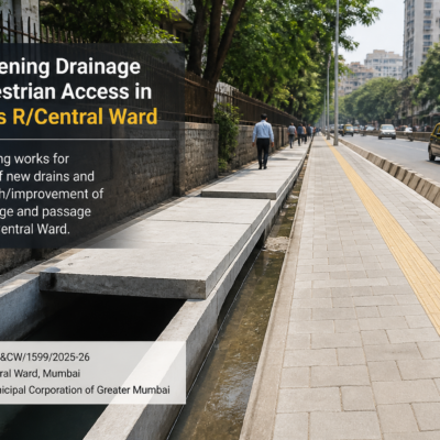 Urban drainage and passage improvement works in Mumbai's RC Ward by Government of Maharashtra