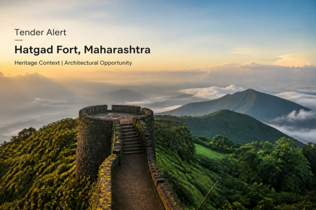Hatgad Fort architectural heritage site in Nashik, Maharashtra, representing the focus of an official architectural consultancy tender.
