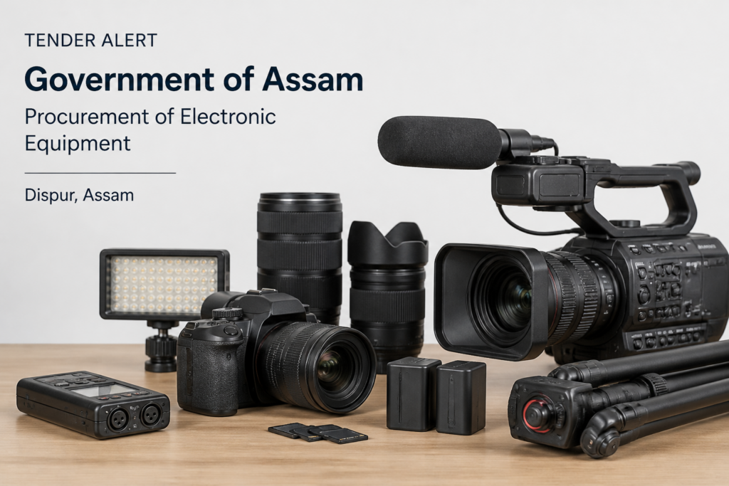 Still and video cameras arranged for a government procurement tender in Assam