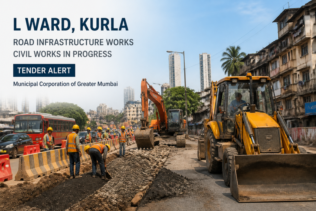 Road maintenance and civil works in L Ward Kurla under Municipal Corporation of Greater Mumbai tender