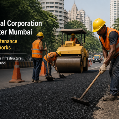 Road maintenance civil works by Municipal Corporation of Greater Mumbai in Chandivali Vidhansabha beat no.159 L Ward