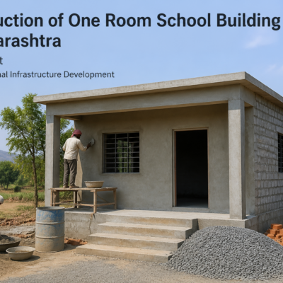 Construction of one-room ZP school classroom building at Bombiltek, Nashik district