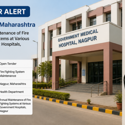 Government Medical Hospital in Nagpur showing fire safety equipment symbolizing fire fighting system maintenance contract