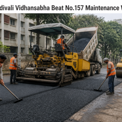 Road maintenance and civil works in Chandivali Vidhansabha beat no.157, Kurla L Ward, Mumbai